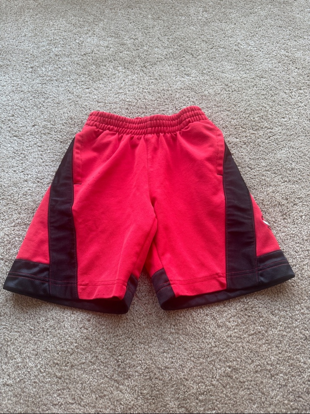 NBA Red and Black Athletic Shorts for Kids